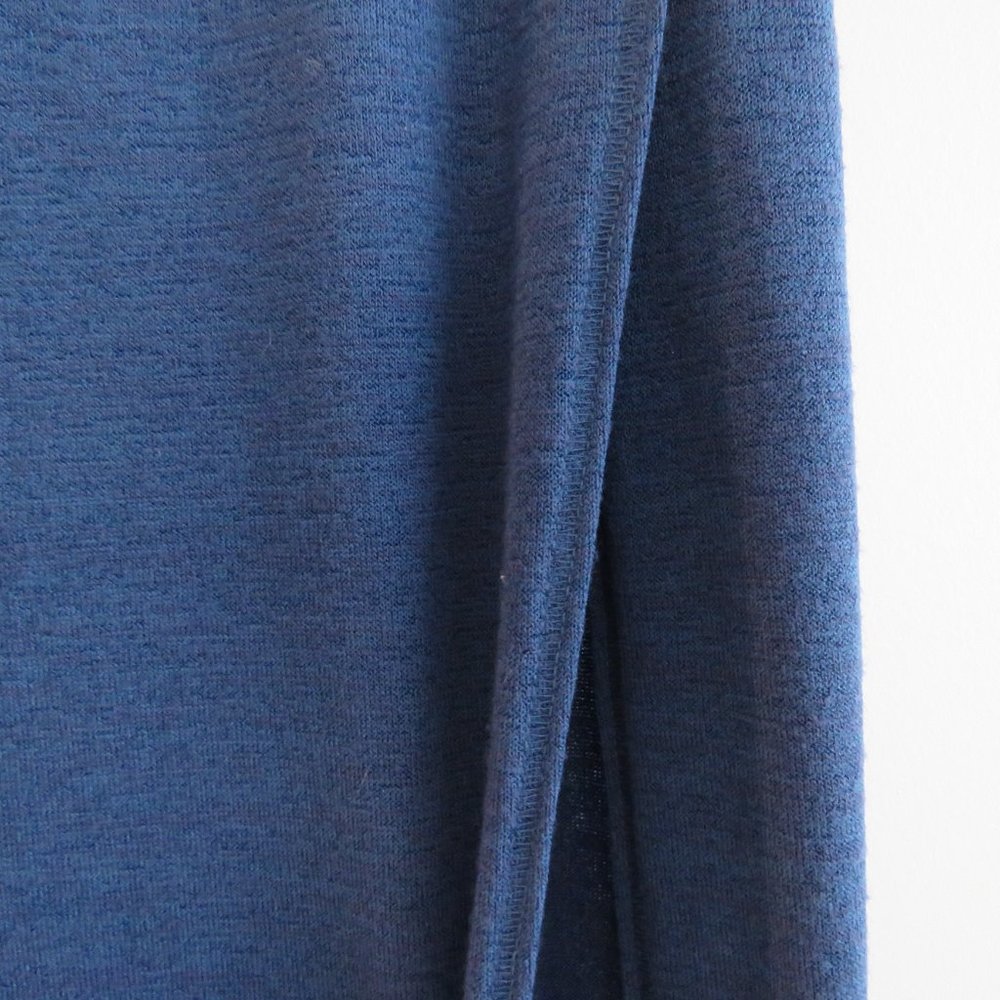 Aritzia Navy Midi Skirt with Side Slit - Picture 6 of 11